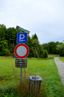 Wanderparkplatz Entschenreuth bei Thurmansbang, Wanderweg Nr. 84 zum Wackelstein im Bayerischen Wald