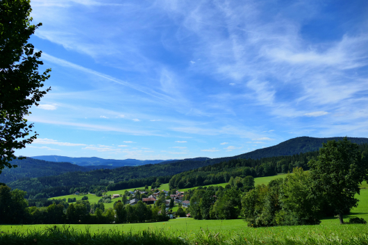 Ausblick beim Wandern um Gumpenried-Asbach