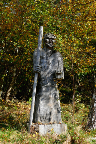 Figur St. Gunther in Lindberg