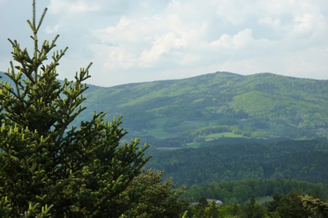 Blick auf den Aschenstein / Geißlstein im Bayerischen Wald..