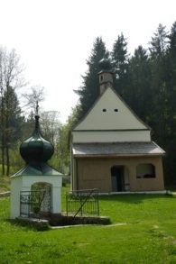 Bründlkapelle bei Goben in der Nähe des Dreiburgensees im Bayerischen Wald.