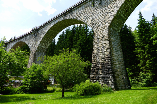 Historische Eisenbahnbrücke bei Zwiesel